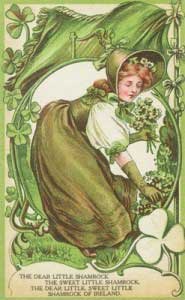 Lantern Press Image of the Day: St. Patrick’s Day Poem with Woman Picking Shamrocks 1 Lantern_Press_-_St_Patricks_Day_Poem_with_Woman_Picking_Shamrocks