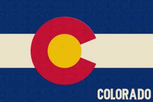Lantern Press Image of the Day: Colorado State Flag – Letterpress 1 Colorado State Flag