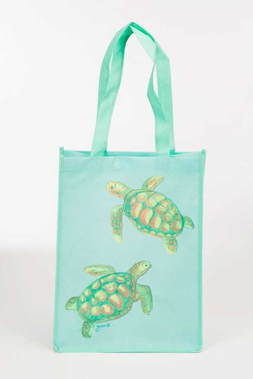 Turtles Recycled Tote Bags