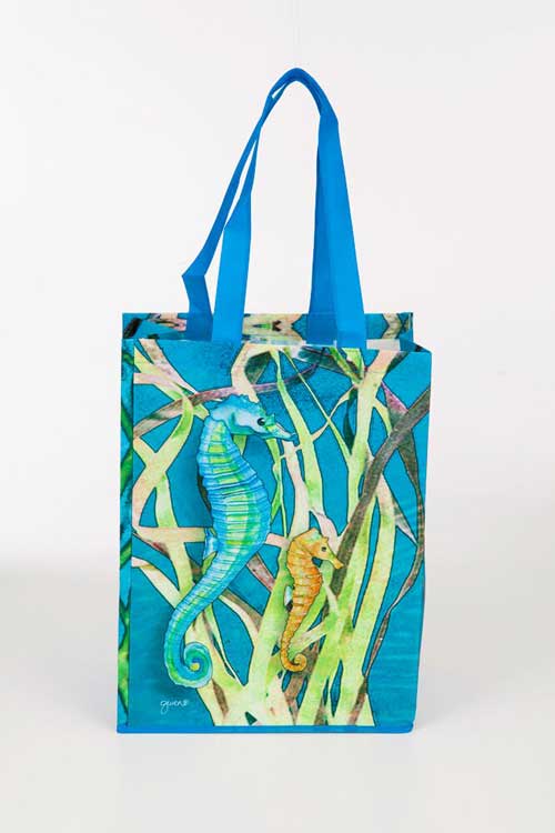 Seahorse Recycled Tote Bags