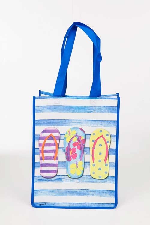 Flip Flops Recycled Tote Bags