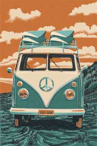 Lantern Press Image of the Day: VW Van 1 VW_Van