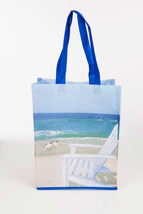 Beach Chair Recycled Tote Bags
