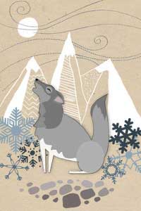 Winter Wolf Howling
